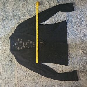 INC Lace clasp blazer